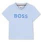 BOSS BOY BABY/TODDLER SKY BLUE T SHIRT J52105
