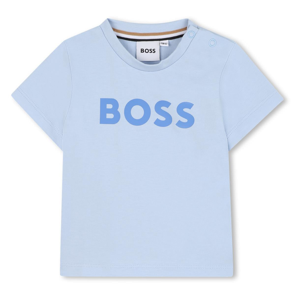 BOSS BABY/TODDLER SKY BLUE T SHIRT J52105