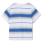 BOSS BABY/TODDLER STRIPED BLUE T SHIRT J52116