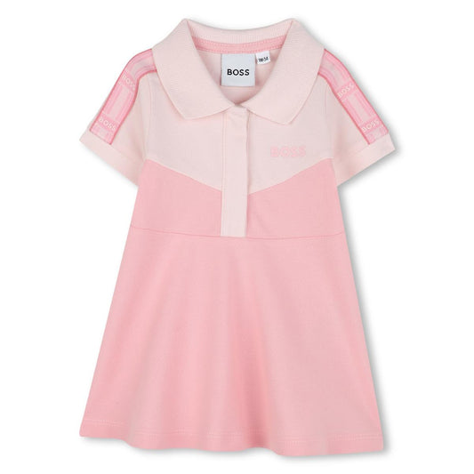 BOSS PINK BABY /TODDLER POLO DRESS J52186