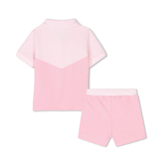 BOSS NEWBORN PINK BABY GIRL SET J52195