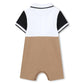 BOSS NEWBORN BEIGE BABY BOY ALL IN ONE J52207