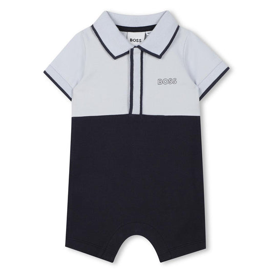 BOSS NEWBORN NAVY BABY BOY ALL IN ONE J52207