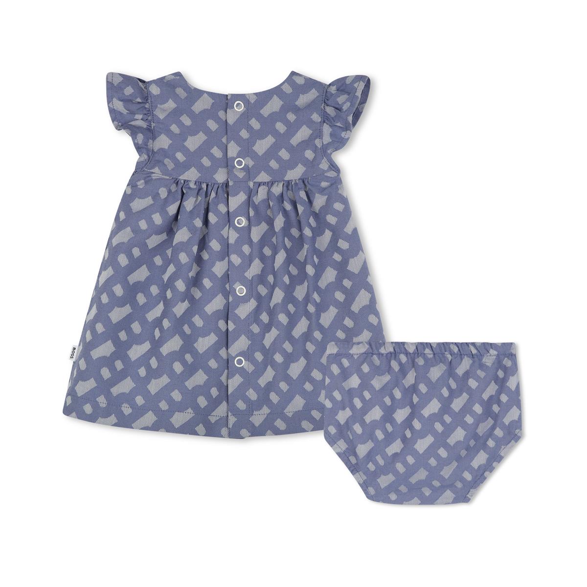 BOSS BABY GIRL BLUE DRESS J52224