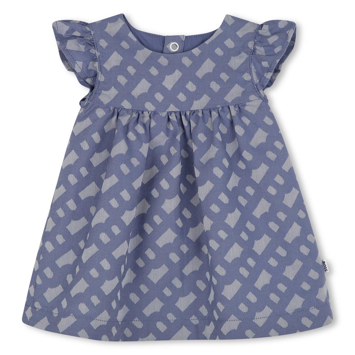 BOSS BABY GIRL BLUE DRESS J52224