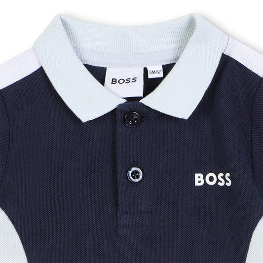 BOSS NAVY BABY/TODDLER POLO SHIRT J52450