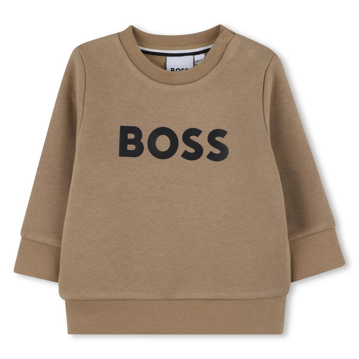 BOSS BEIGE BABY/TODDLER SWEATSHIRT J52458