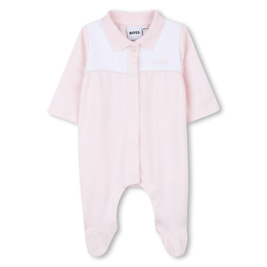 BOSS PINK BABY GIRL BABYGROW J52501