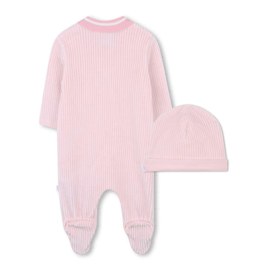 BOSS BABY GIRL BABYGROW +HAT J52508