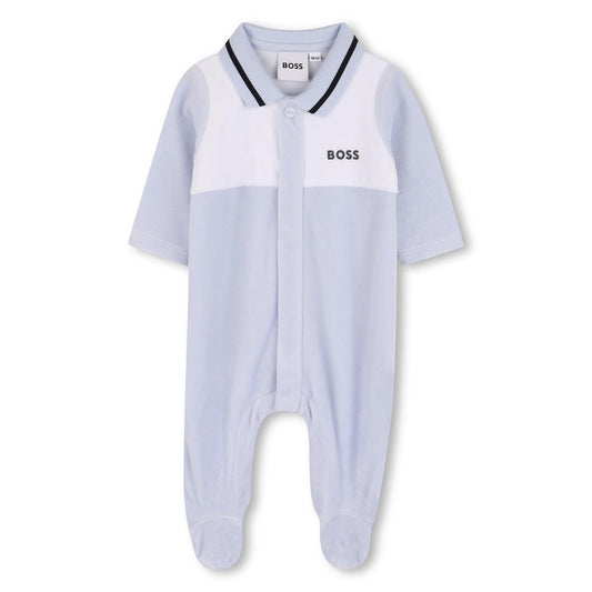 BOSS PALE BLUE BABYGROW J52522