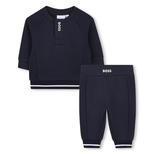 BOSS BABY NAVY 2 PIECE SET WITH GIFT BOX J52487