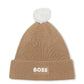 BOSS BEIGE BABY/TODDLER BEANIE HAT J52595