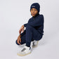 BOSS NAVY BEANIE HAT J52616