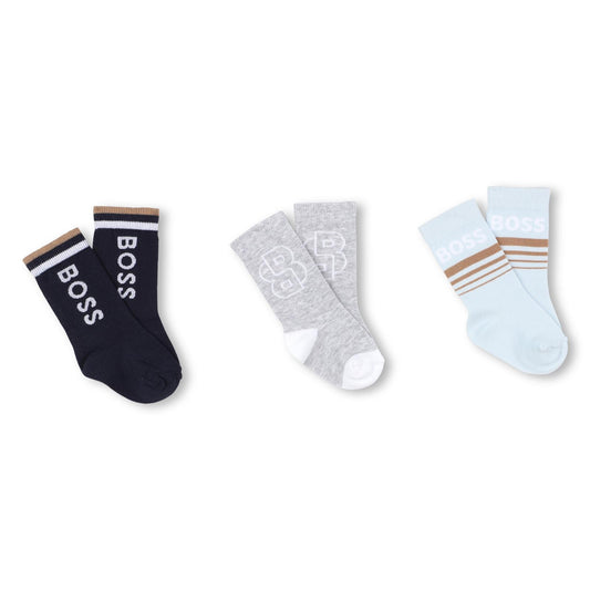 BOSS GREY BABY/TODDLER SOCKS J52654