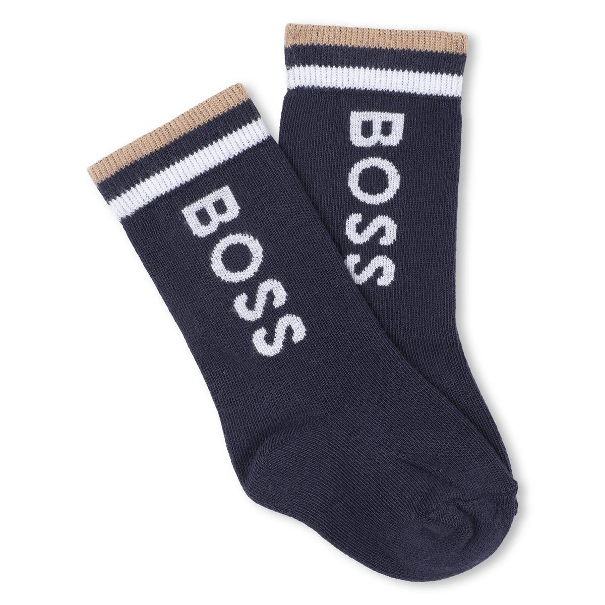 BOSS GREY BABY/TODDLER SOCKS J52654