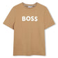 BOSS BOYS BEIGE CLASSIC T SHIRT J52711