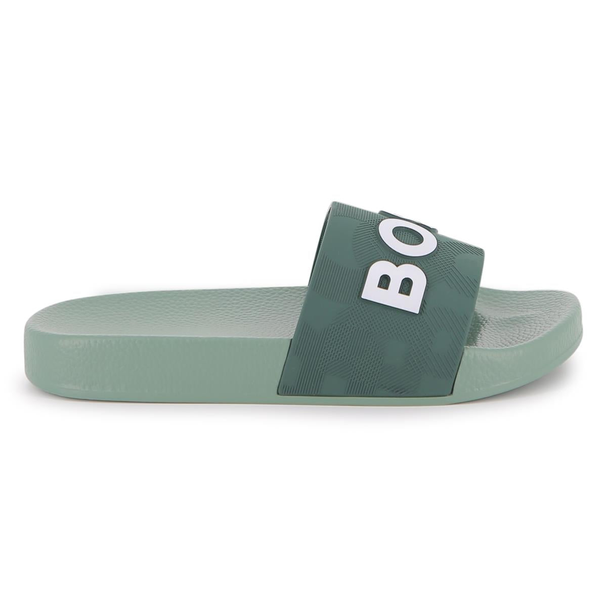 BOSS GREEN BOY/TEEN SLIDERS J52799