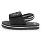 BOSS TODDLER/KID BLACK SLIDERS J52820