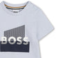 BOSS BABY/TODDLER PALE BLUE GRAPHIC T SHIRT J52879