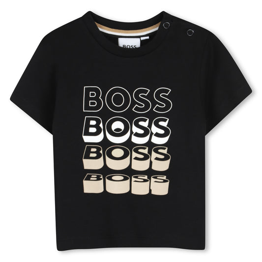 BOSS BABY/TODDLER BLACK T SHIRT J52889