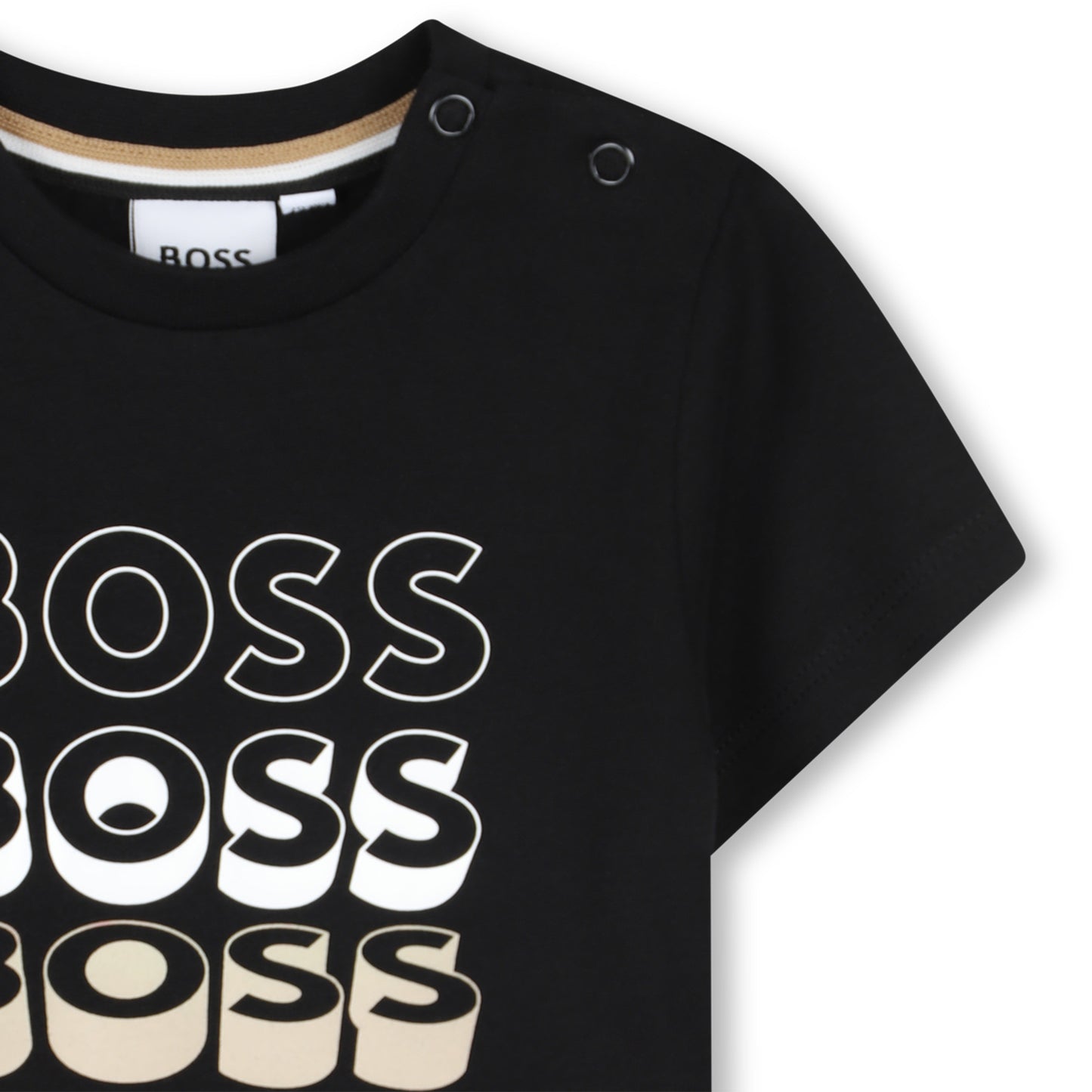 BOSS BABY/TODDLER BLACK T SHIRT J52889