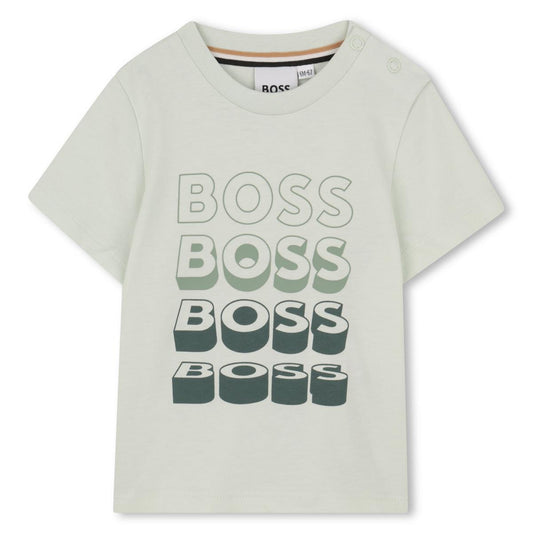 BOSS BABY/TODDLER SPROUT GREEN T SHIRT J52889