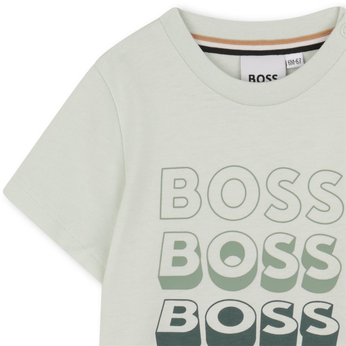 BOSS BABY/TODDLER SPROUT GREEN T SHIRT J52889