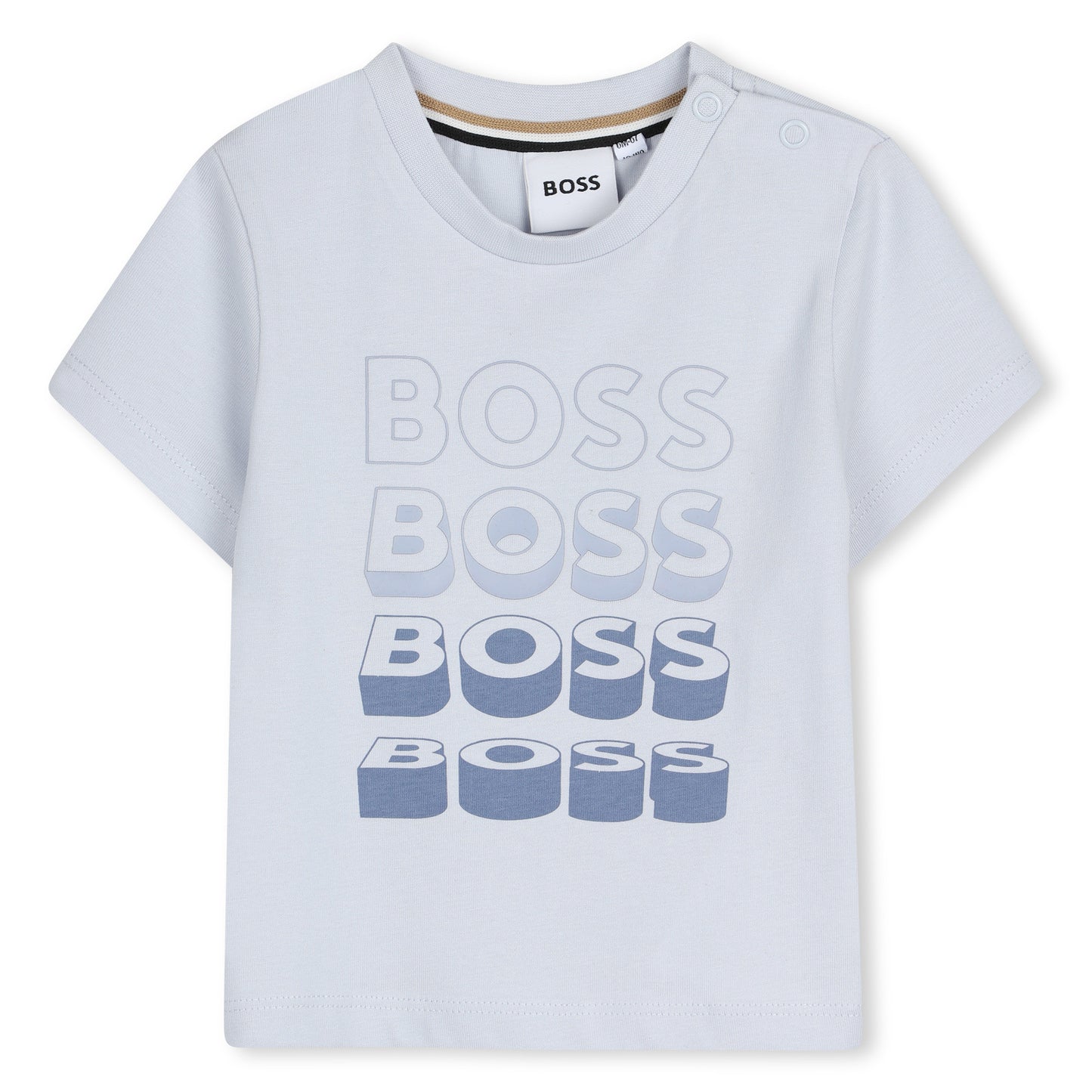 BOSS BABY/TODDLER REPEAT LOGO PALE BLUE T SHIRT J52889