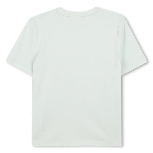 BOSS BOYS REPEAT LOGO SPROUT GREEN T SHIRT J52982
