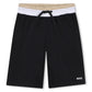 BOSS BOYS BLACK BERMUDA SHORTS SET J53006