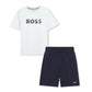 BOSS BOYS SPROUT GREEN SHORTS SET J53008
