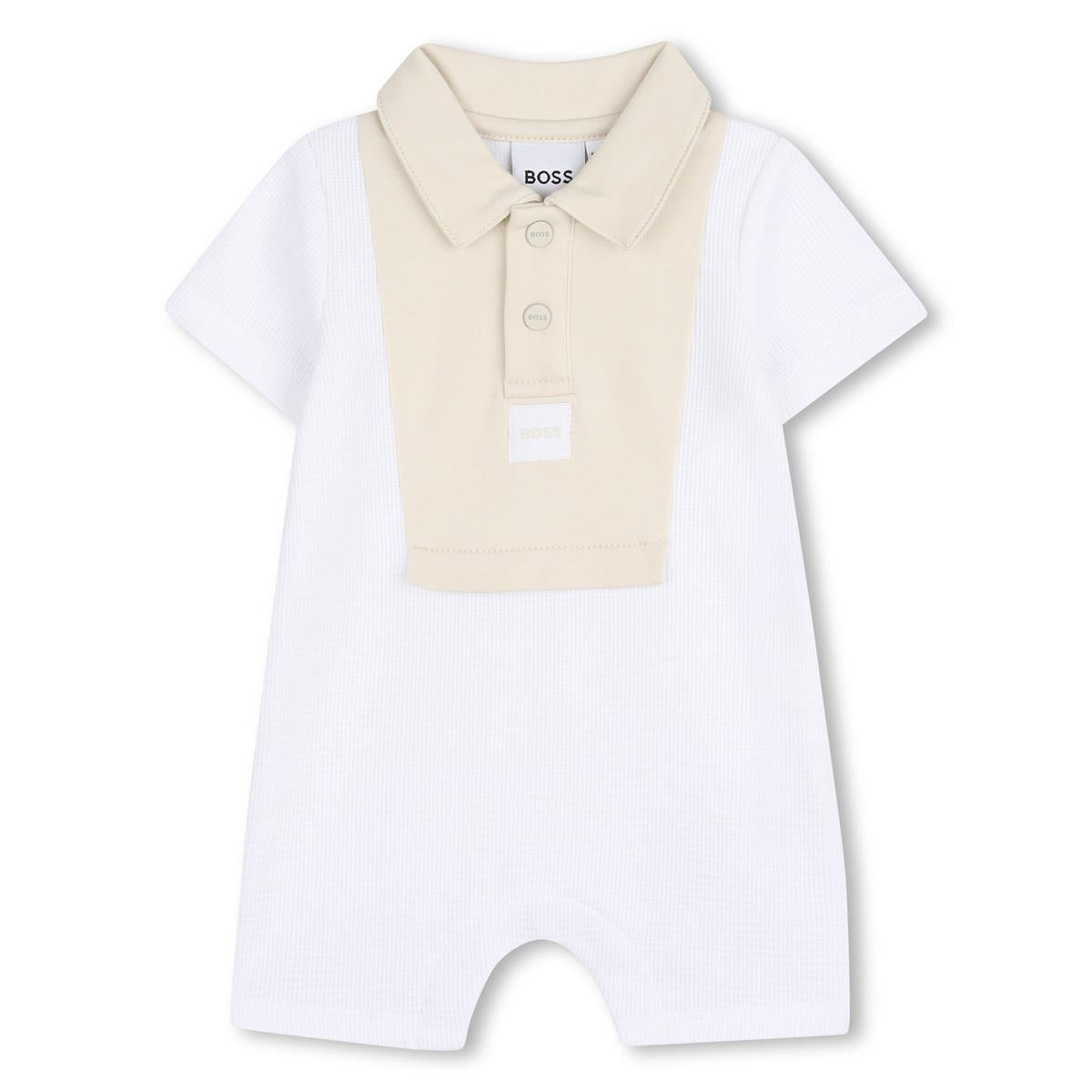 BOSS BABY WHITE ROMPER J53031
