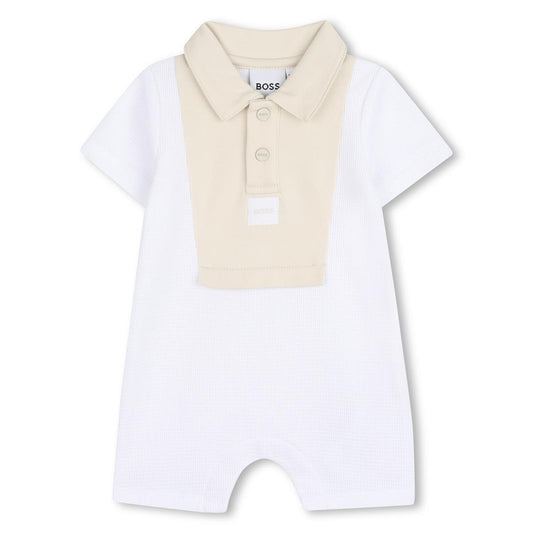 BOSS BABY WHITE ROMPER J53031