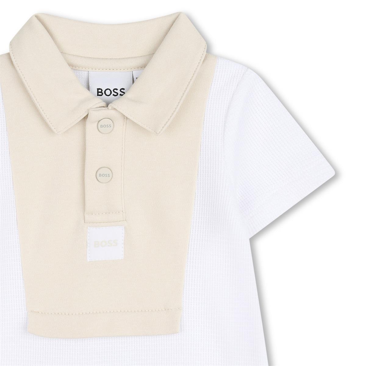 BOSS BABY WHITE ROMPER J53031
