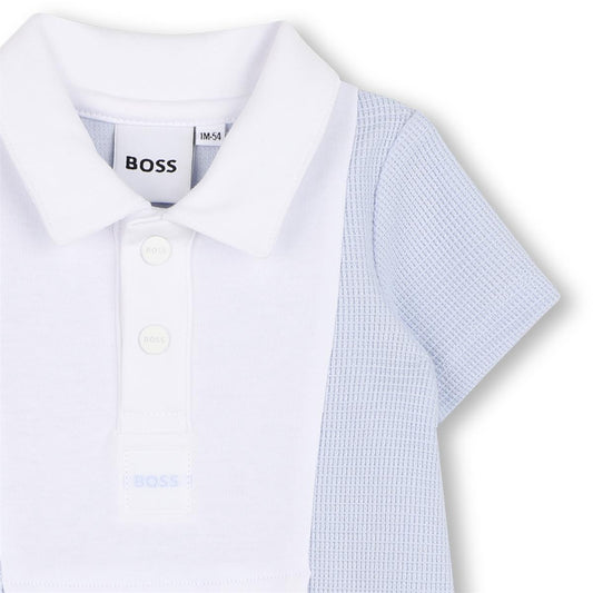 BOSS BABY PALE BLUE ROMPER J53031