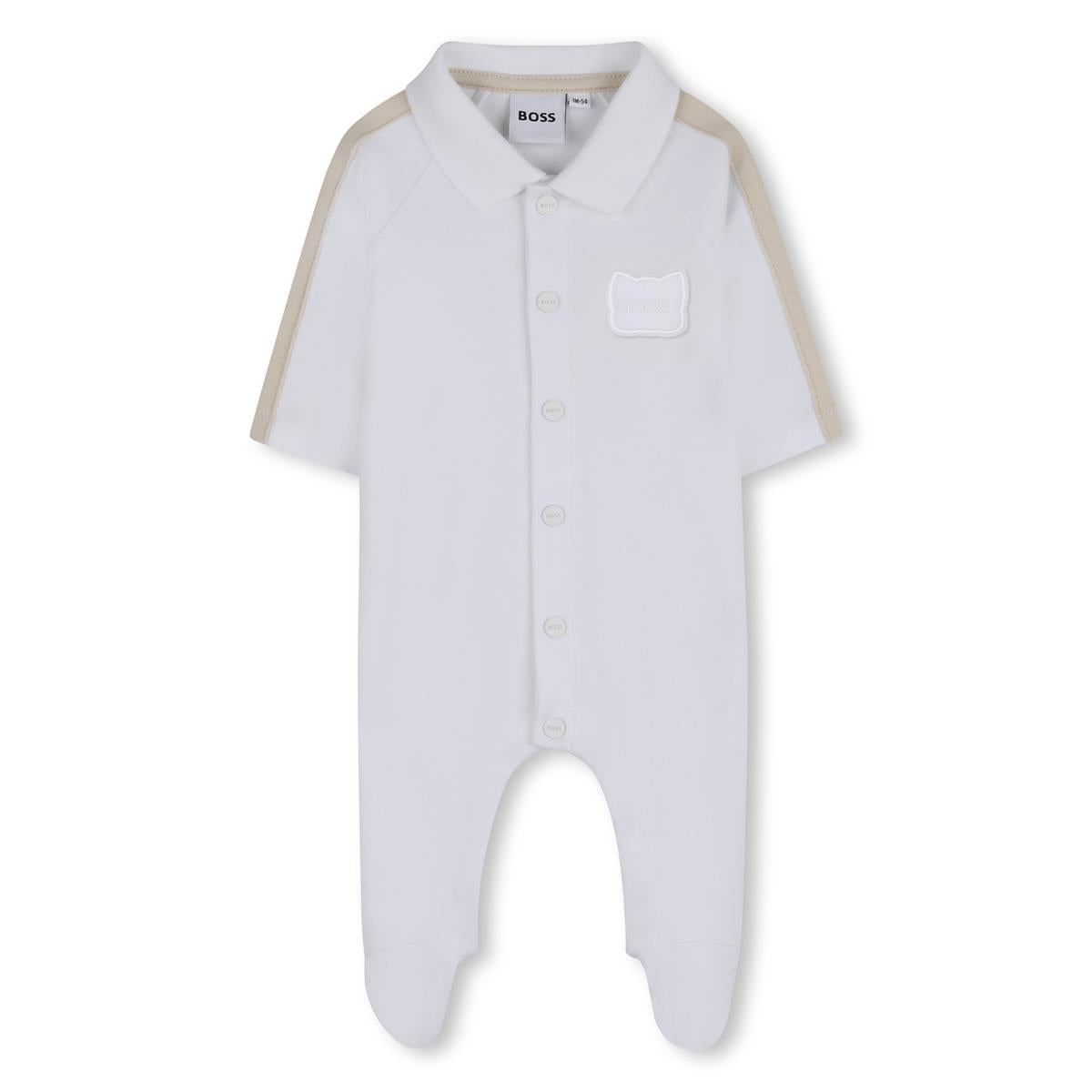 BOSS BABY WHITE BABY GROW J53041