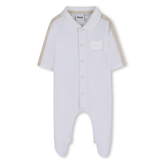 BOSS BABY WHITE BABY GROW J53041