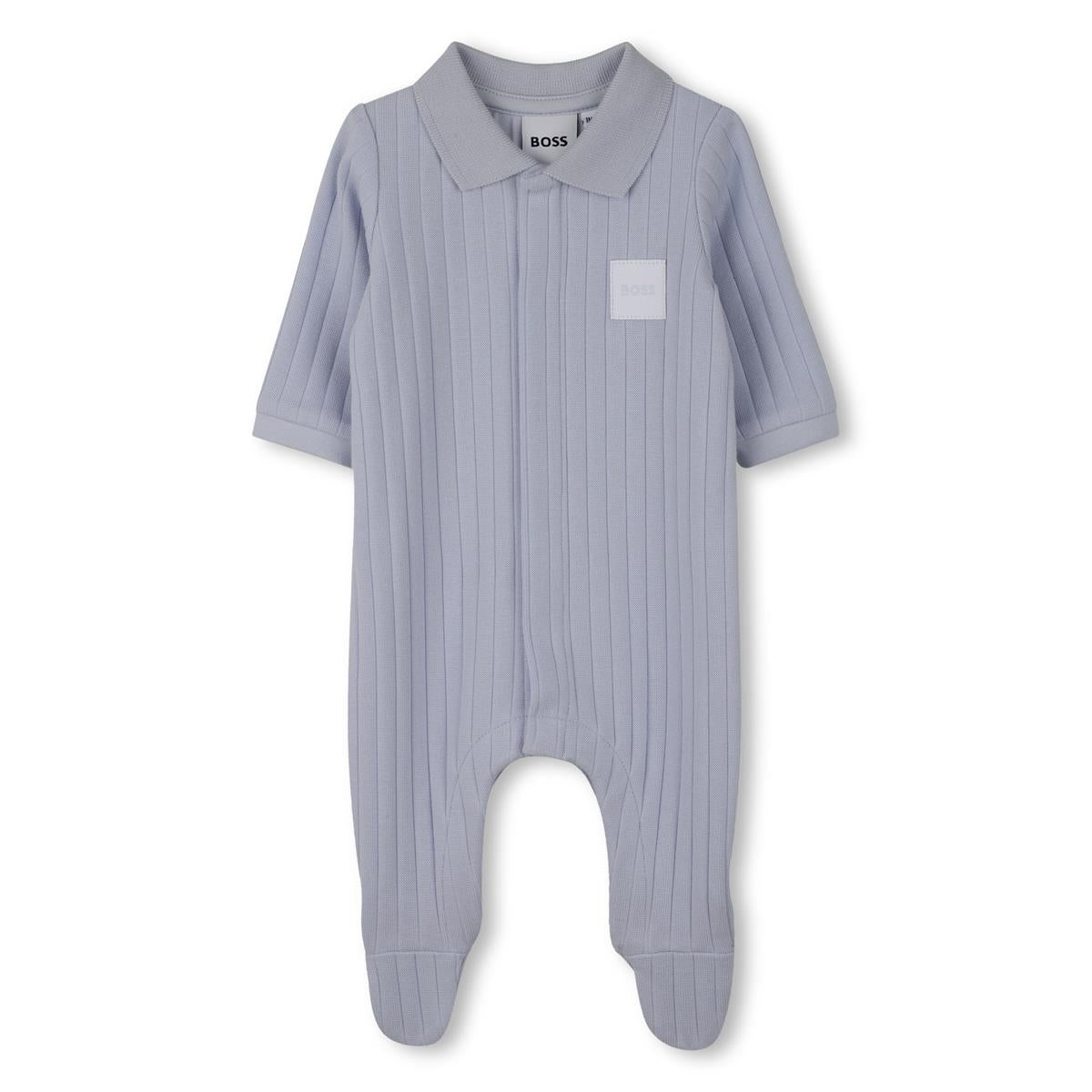 BOSS BABY PALE BLUE GIFT BOX BABYGROW + HAT J53044