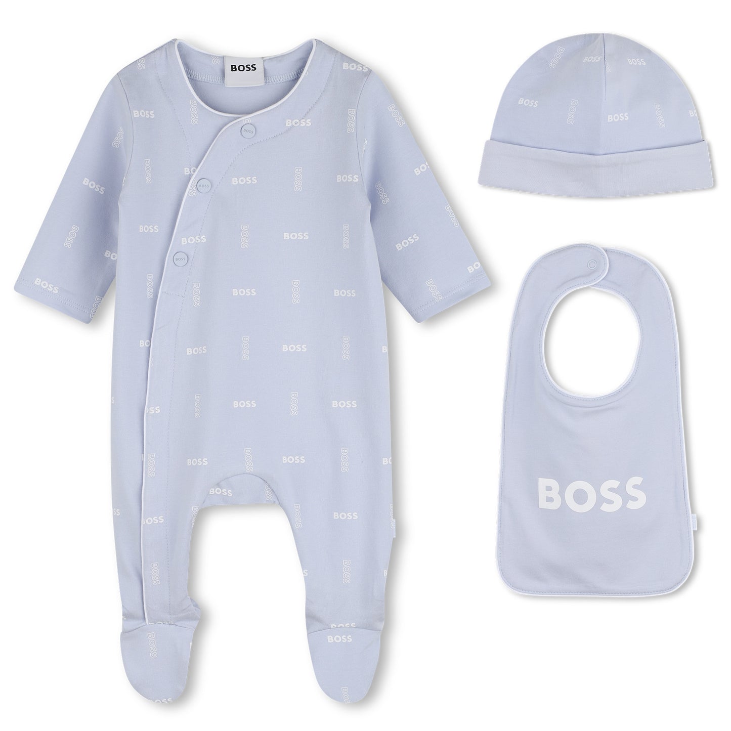 BOSS BABY PALE BLUE 3PCE GIFT SET J53045