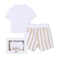 BOSS BABY BOY STONE T SHIRT & SHORTS SET J53048
