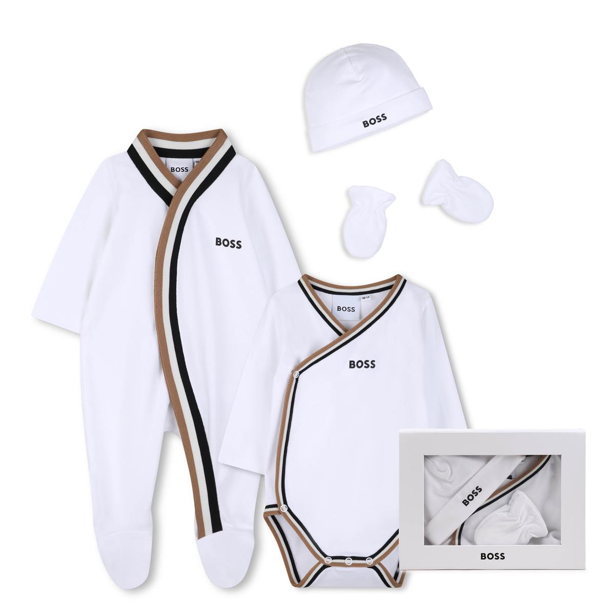 BOSS BABY WHITE ALL IN ONE GIFT SET J53055