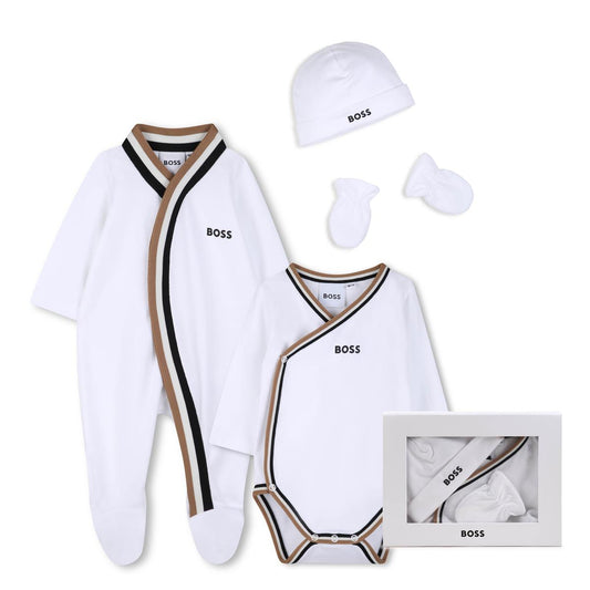 BOSS BABY WHITE ALL IN ONE GIFT SET J53055