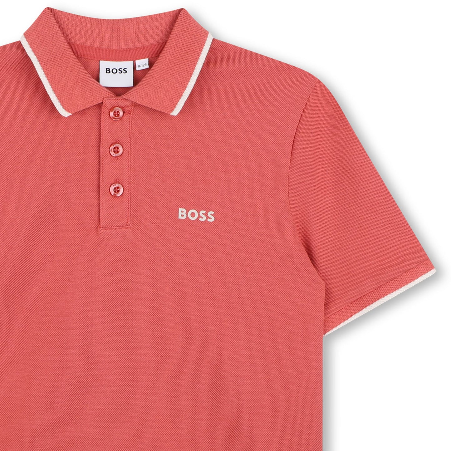 BOSS BOYS S/SLEEVE RASBERRY POLO SHIRT J53169