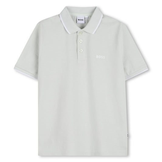 BOSS BOYS SPROUT GREEN POLO SHIRT J53169