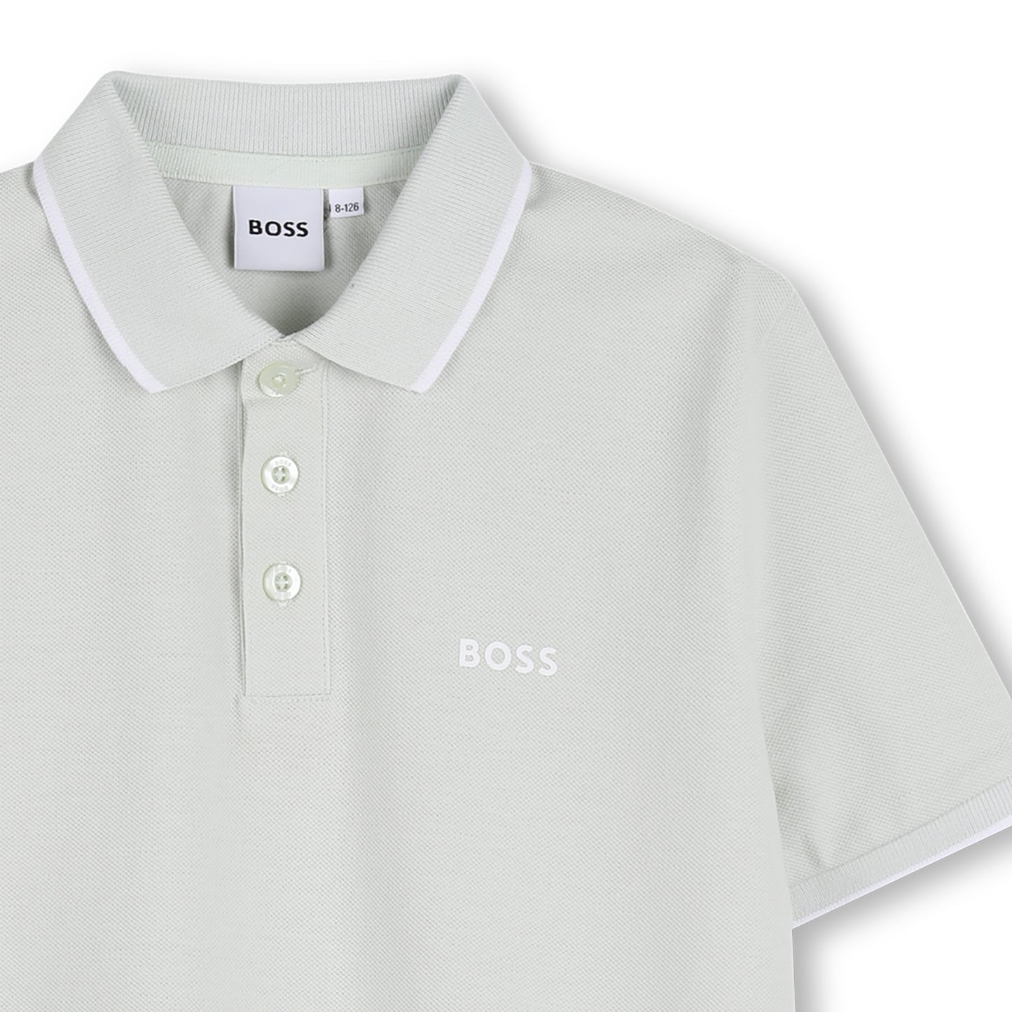 BOSS BOYS SPROUT GREEN POLO SHIRT J53169
