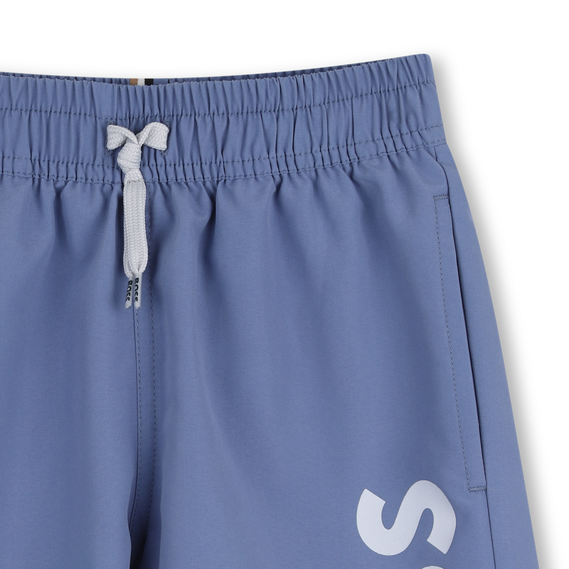 BOSS BOYS LAVENDER BLUE SWIM SHORTS J53171