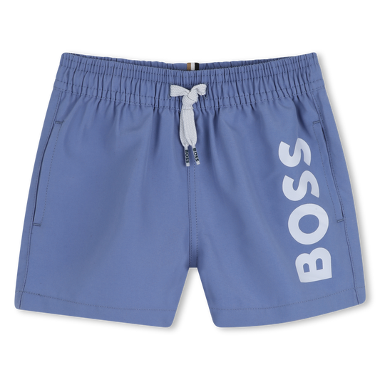 BOSS BABY/TODDLER LAVENDER BLUE SWIM SHORTS J53172