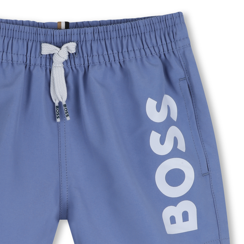 BOSS BABY/TODDLER LAVENDER BLUE SWIM SHORTS J53172