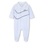 BOSS NB PALE BLUE BABY GROW +GIFT BOX J53288