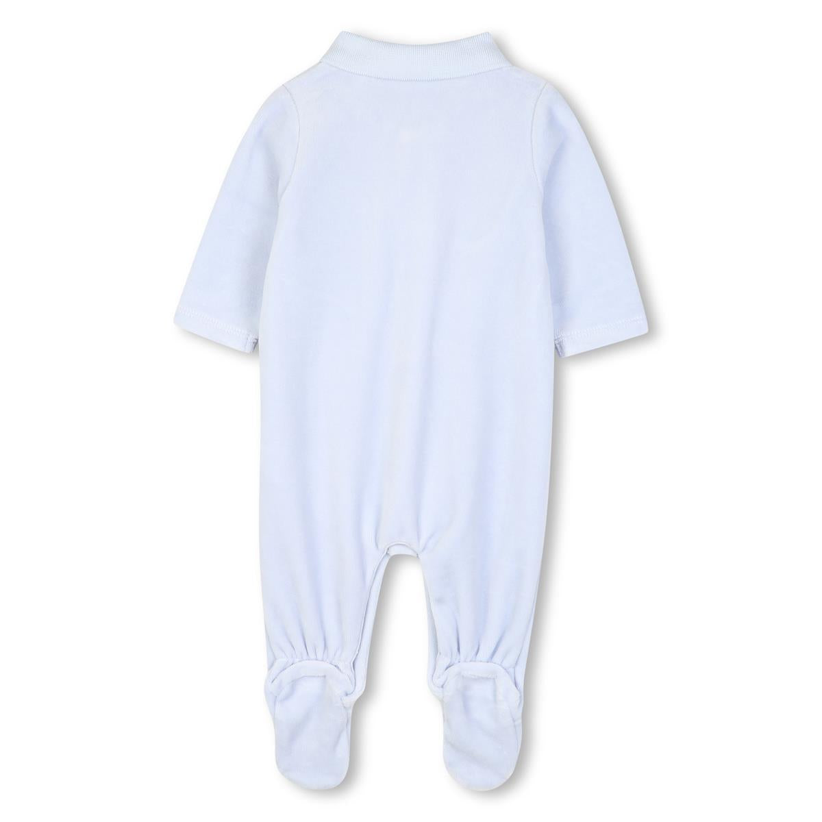 BOSS NB PALE BLUE BABY GROW +GIFT BOX J53288